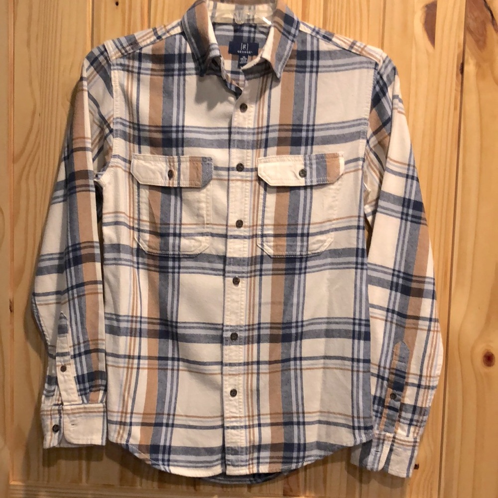George Plaid Flannel Shirt (XS)